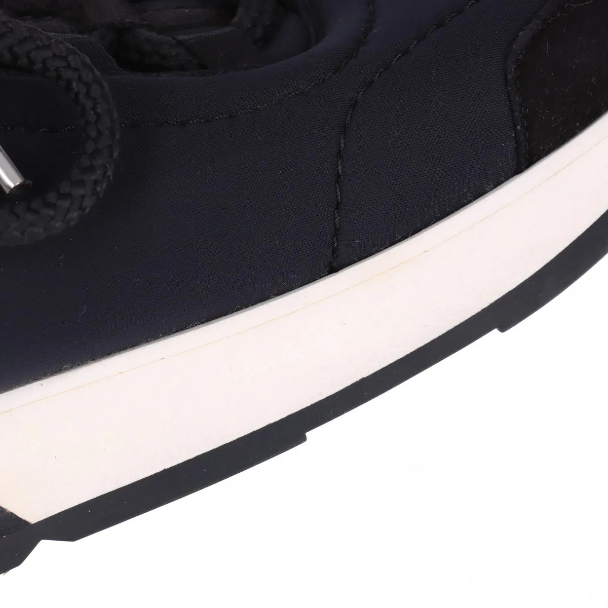 Hermès Miles Neoprene Low Top Sneaker Black