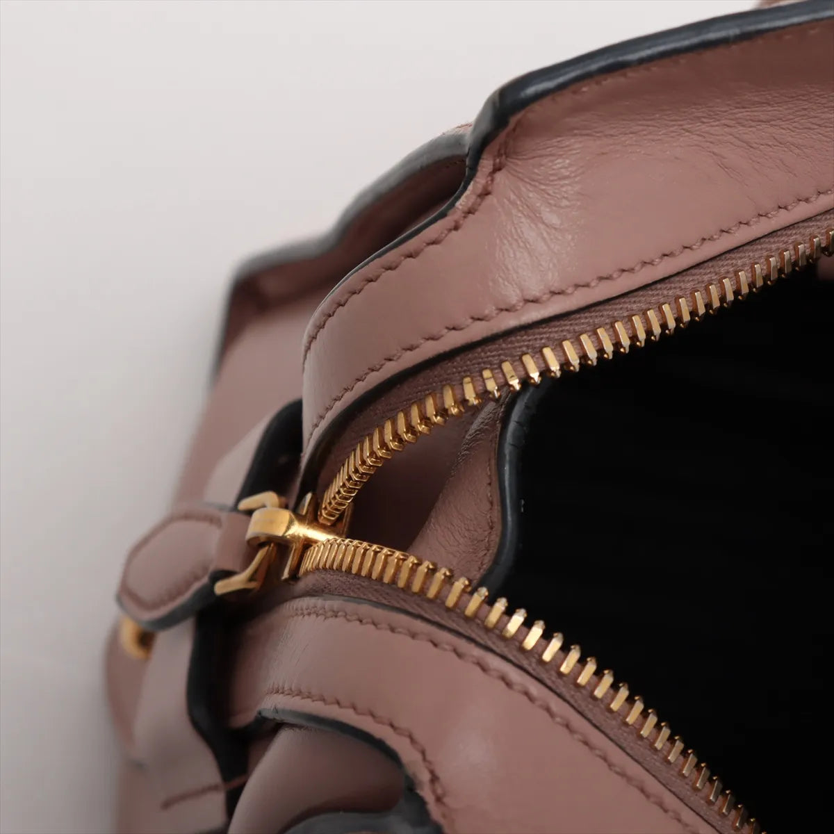 Prada Saffiano Leather Two-Way Handbag Pink