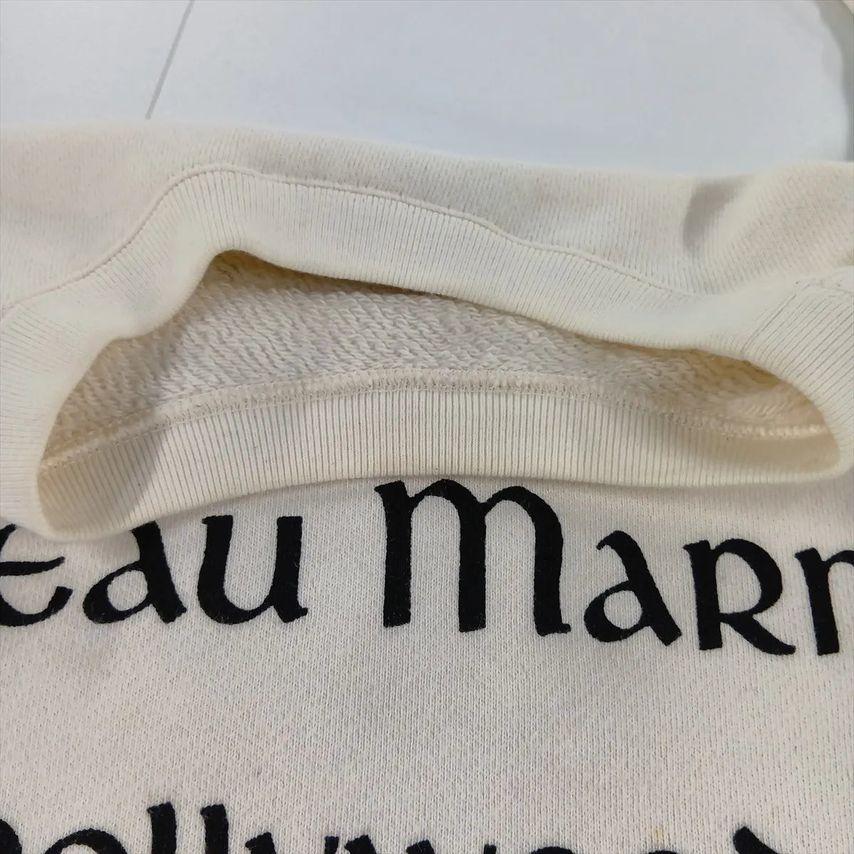 Gucci "Chateau Marmont Hollywood" Cotton Basic Knitted Sweater Cream