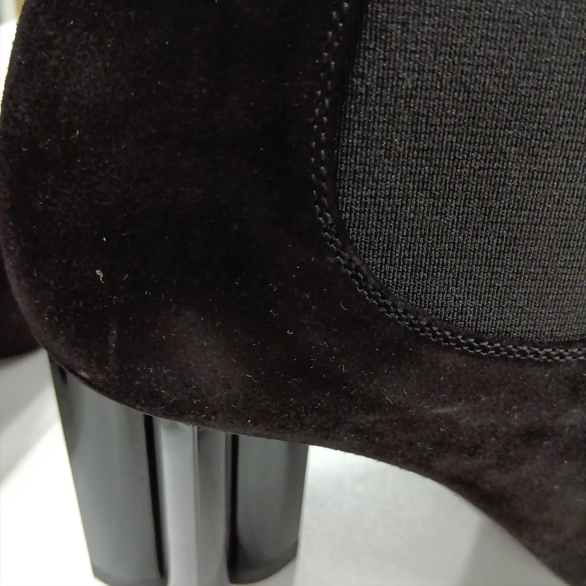 Louis Vuitton Monogram Suede Short Boots Black