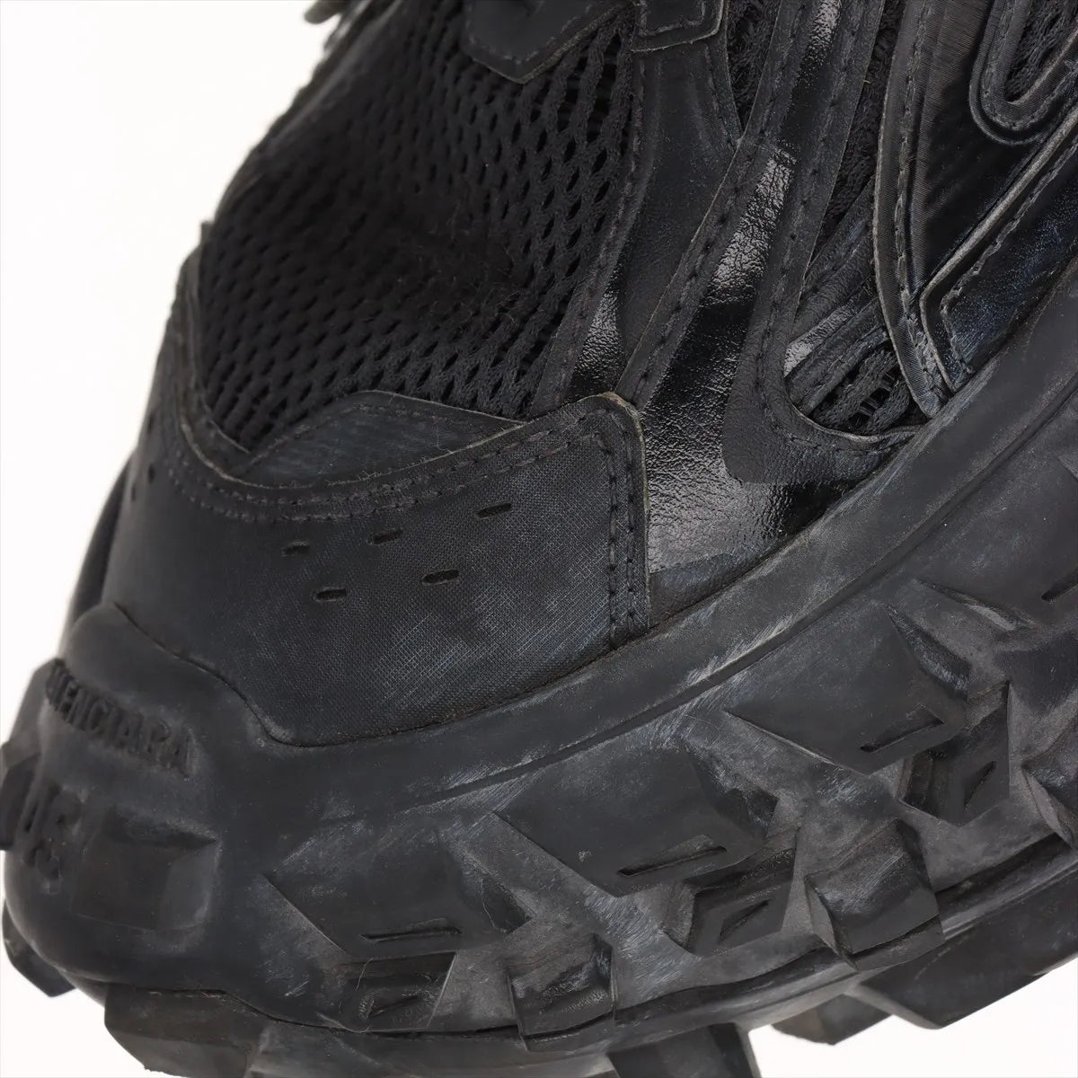 Balenciaga Bouncer Leather Men's Sneakers Black