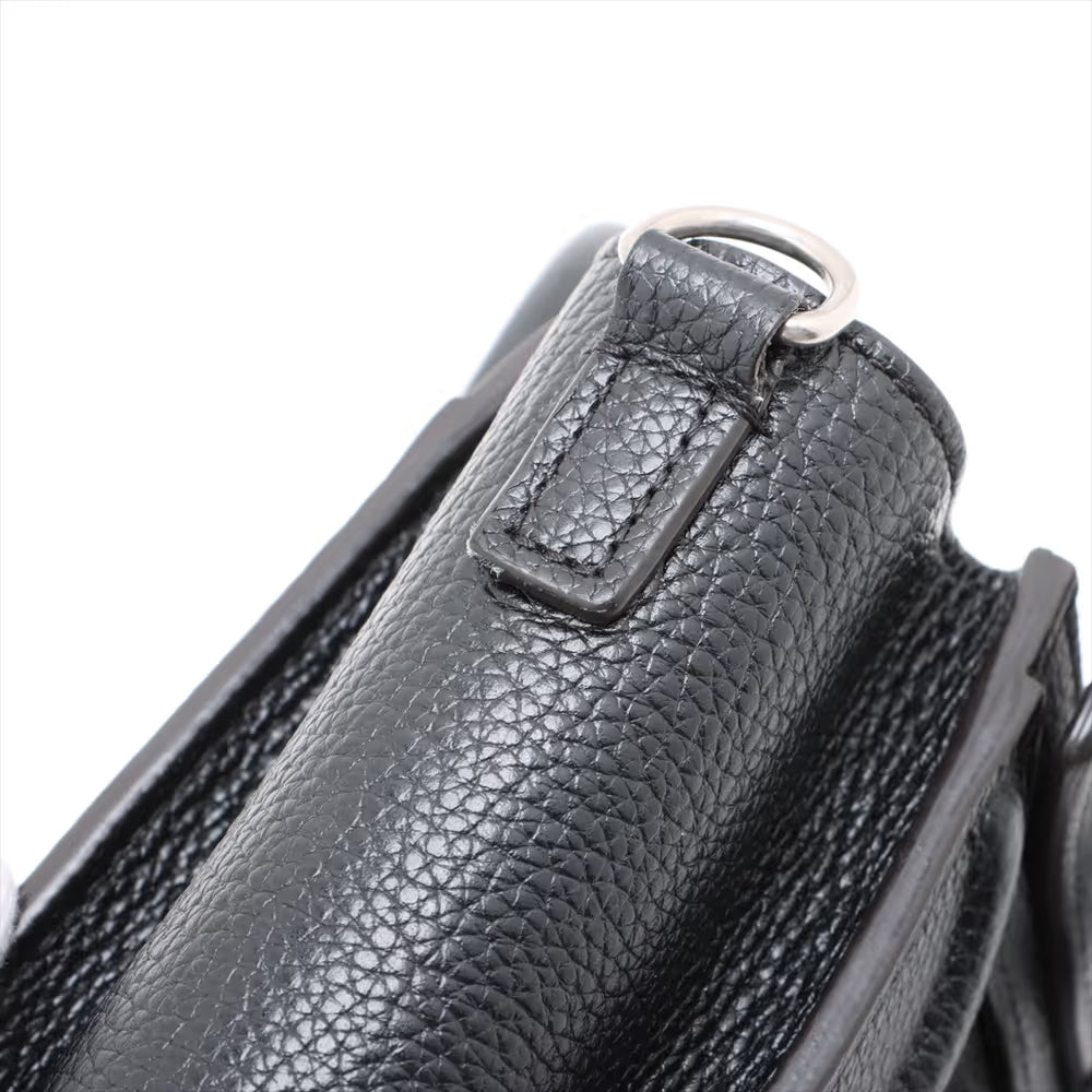 Celine Luggage Nano Shopper Leather Two-Way Handbag Black