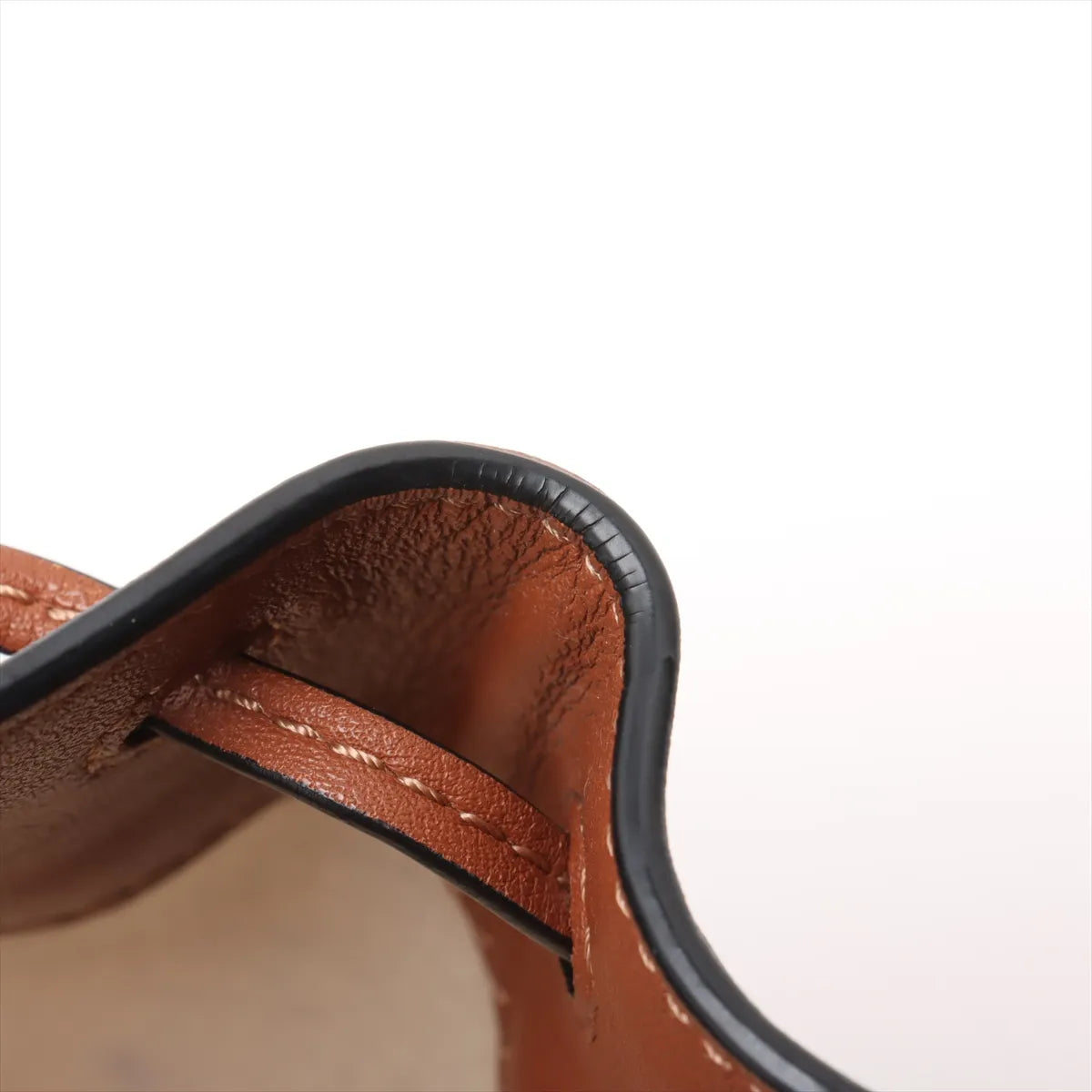 Loewe Hammock Mini Leather Canvas Two-Way Shoulder Bag Beige x Brown