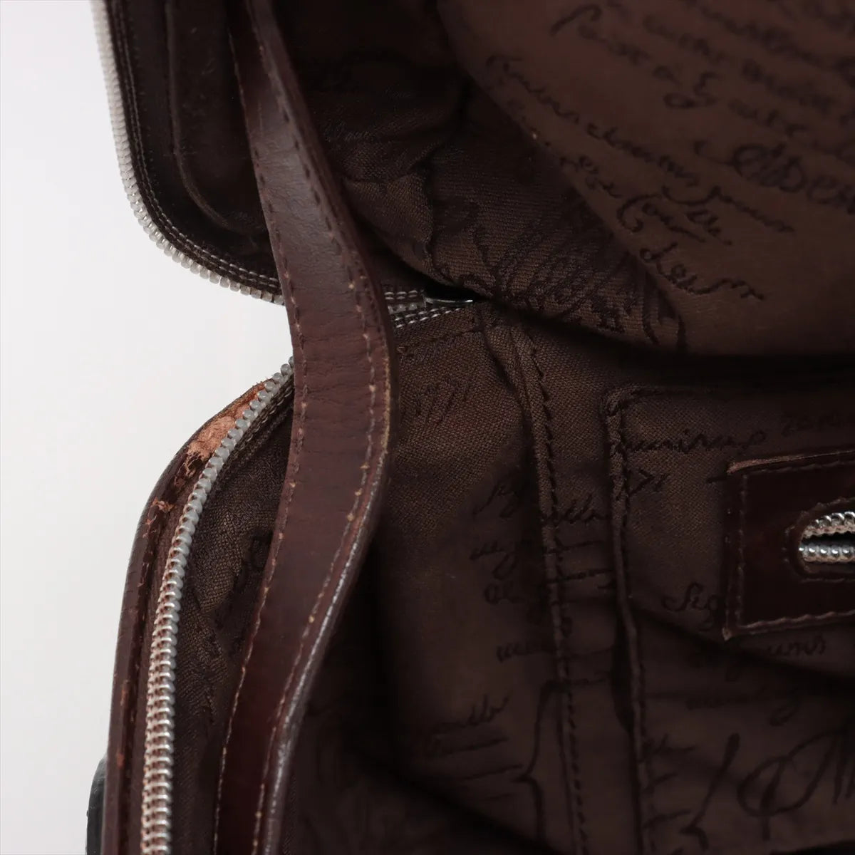 Berluti Formula 1000 Leather Suitcase Brown