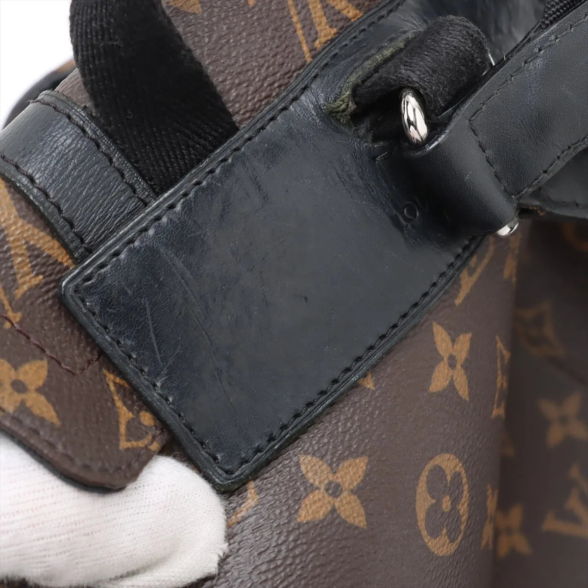 Louis Vuitton Monogram Macassar Christopher MM Brown x Black