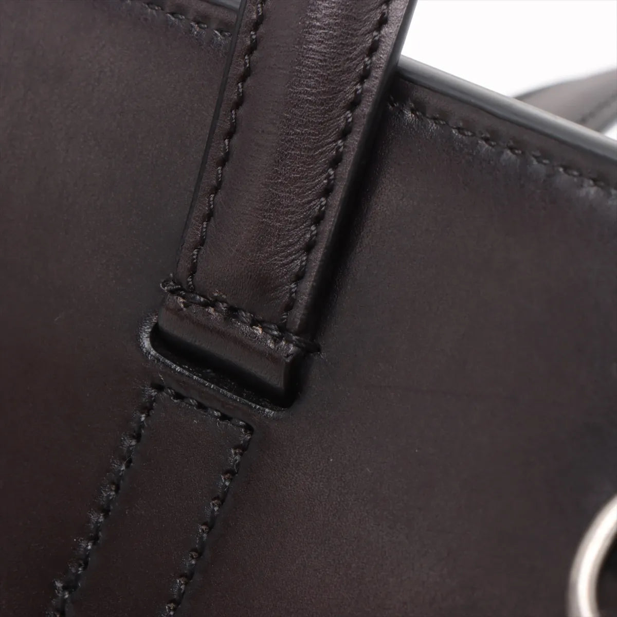 Berluti Luti 38 Leather Two-Way Tote Bag Brown
