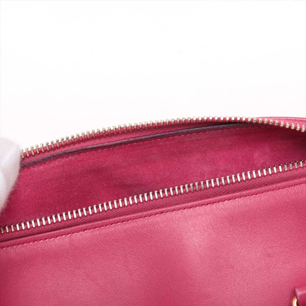 Saint Laurent Paris Baby Duffle Leather Two-Way Handbag Pink