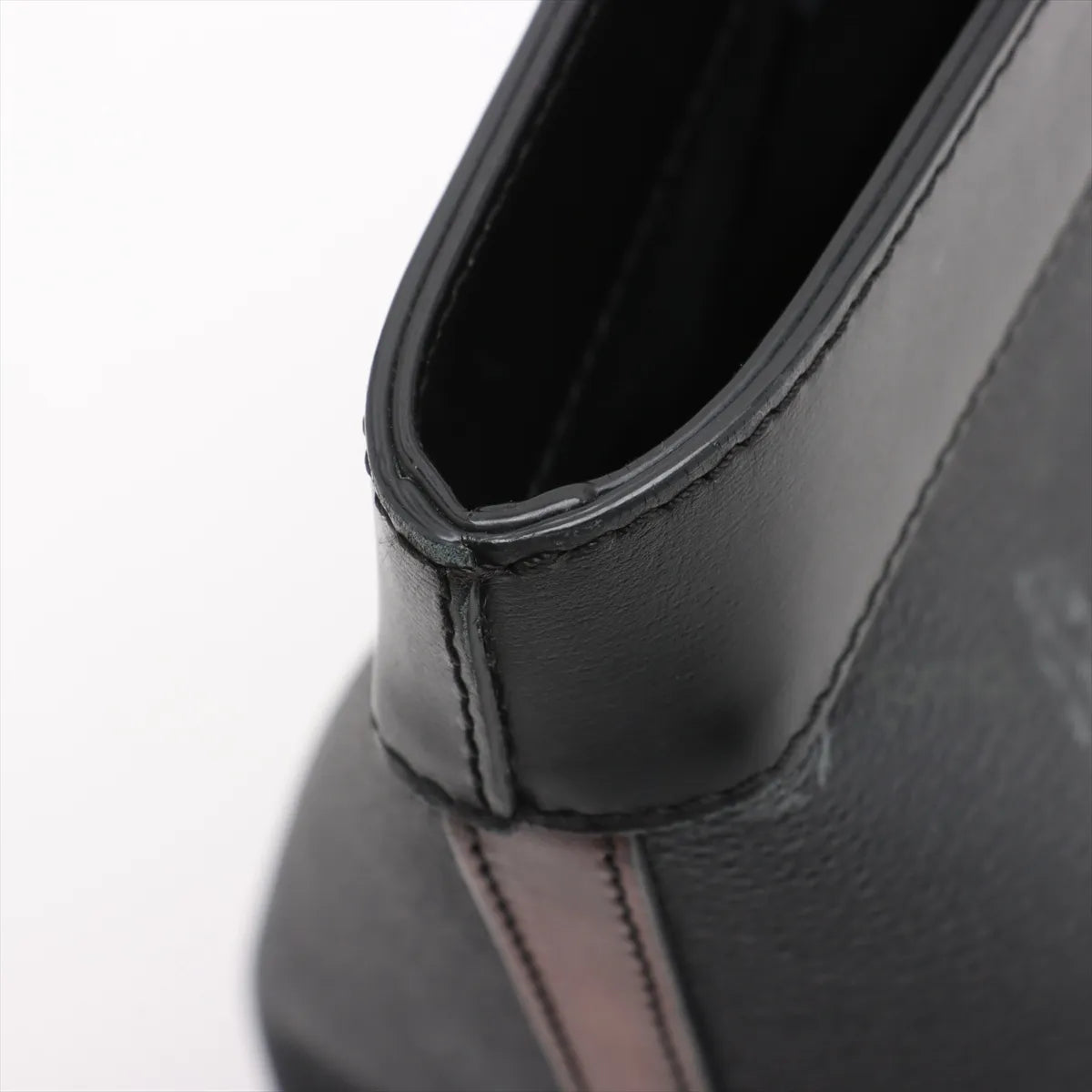 Berluti Forever Leather Tote Bag Black x Brown