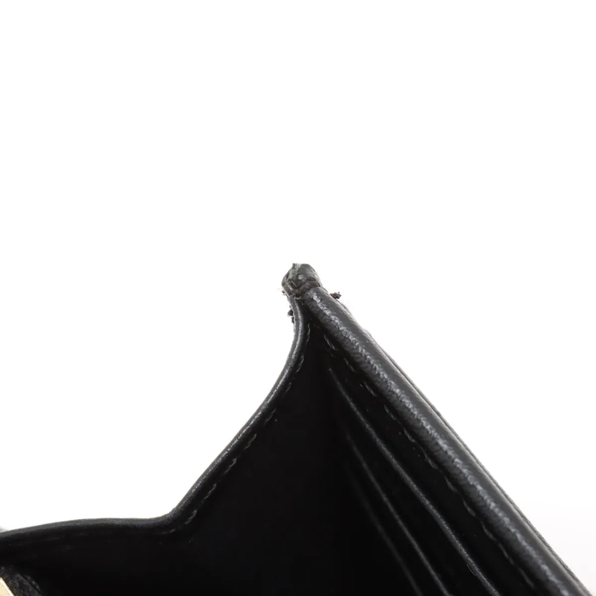 Fendi Leather Wallet on Chain Black