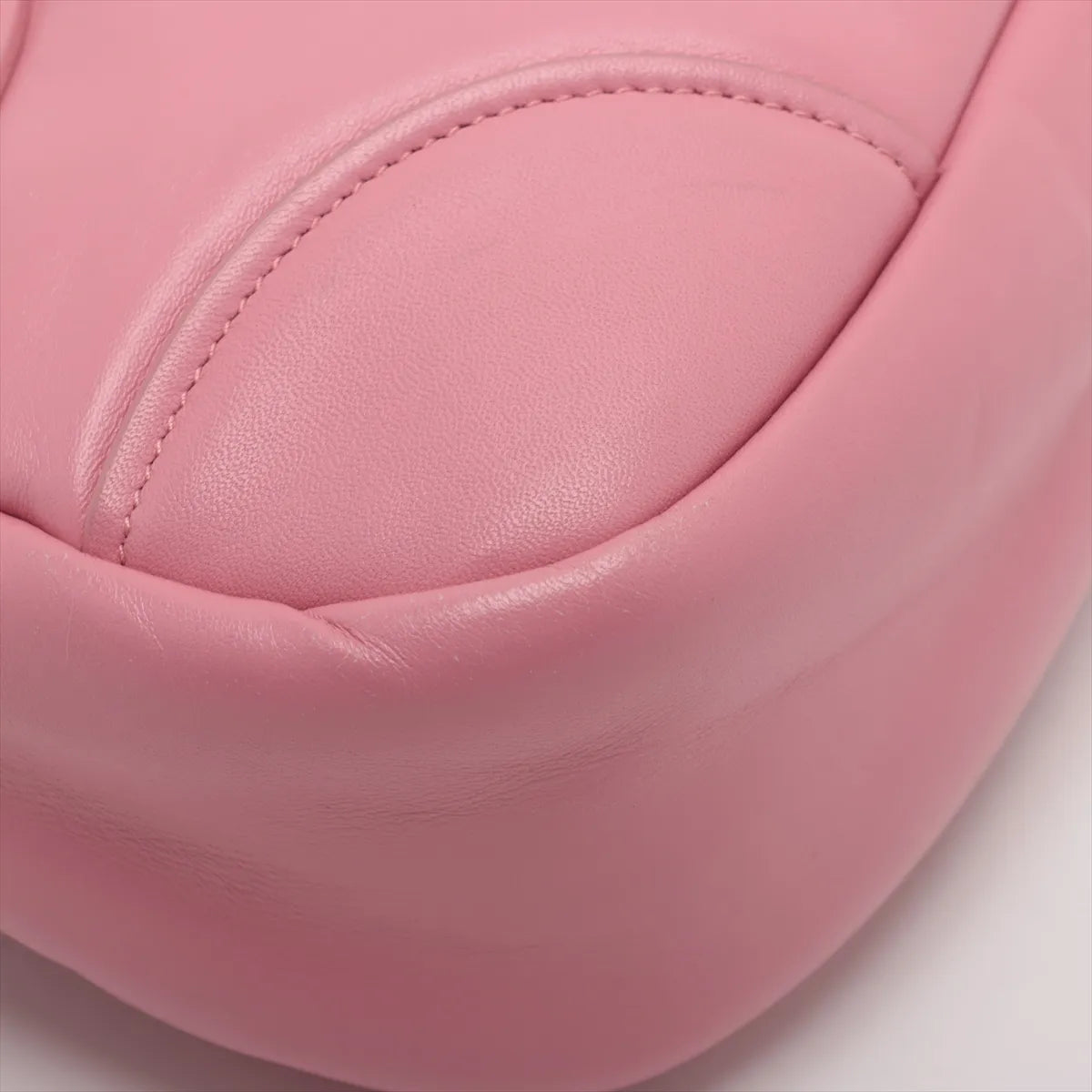 Prada Nappa Soft Moon Leather Two-Way Shoulder Bag Pink