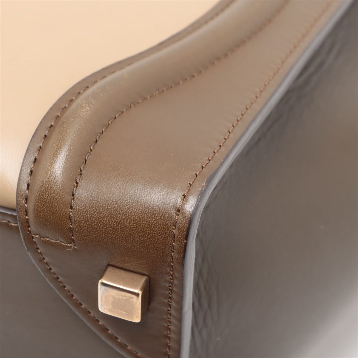 Celine Luggage Micro Shopper Handbag Brown x Beige * PREORDER *