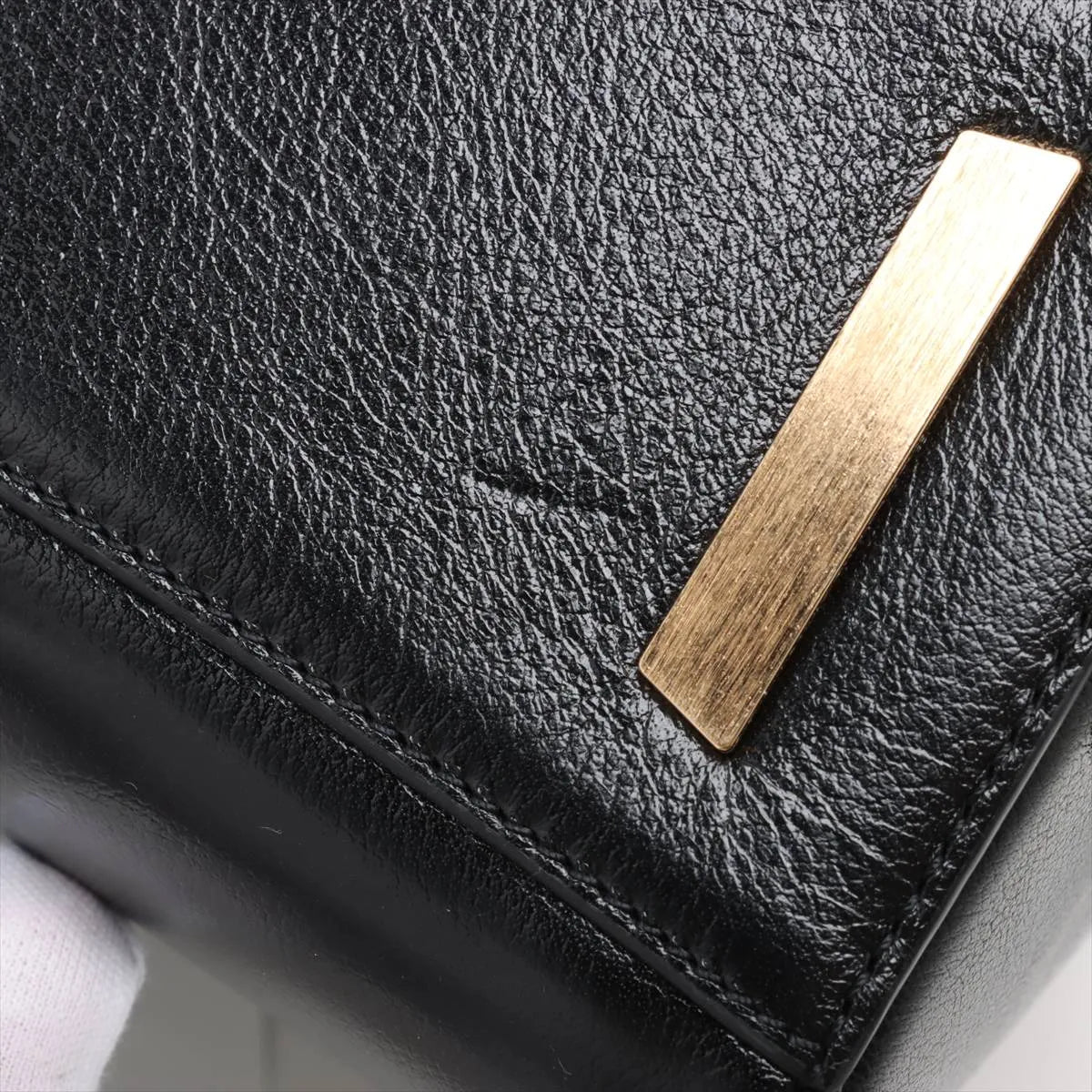 Givenchy Antigona Cube Leather Handbag Black