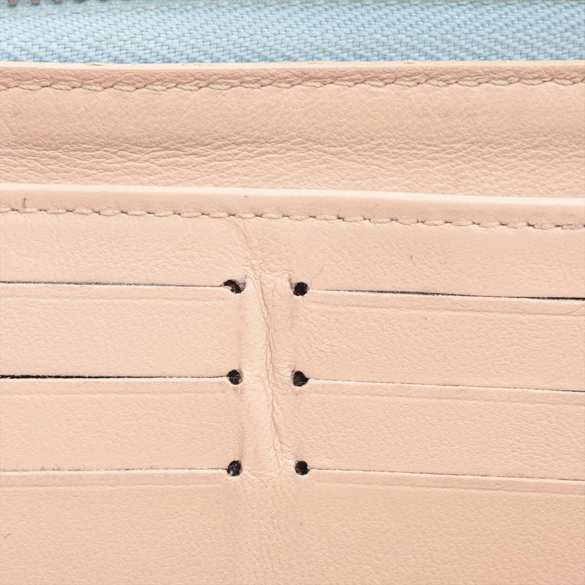 Louis Vuitton Monogram Mahina Zippy Wallet Blue