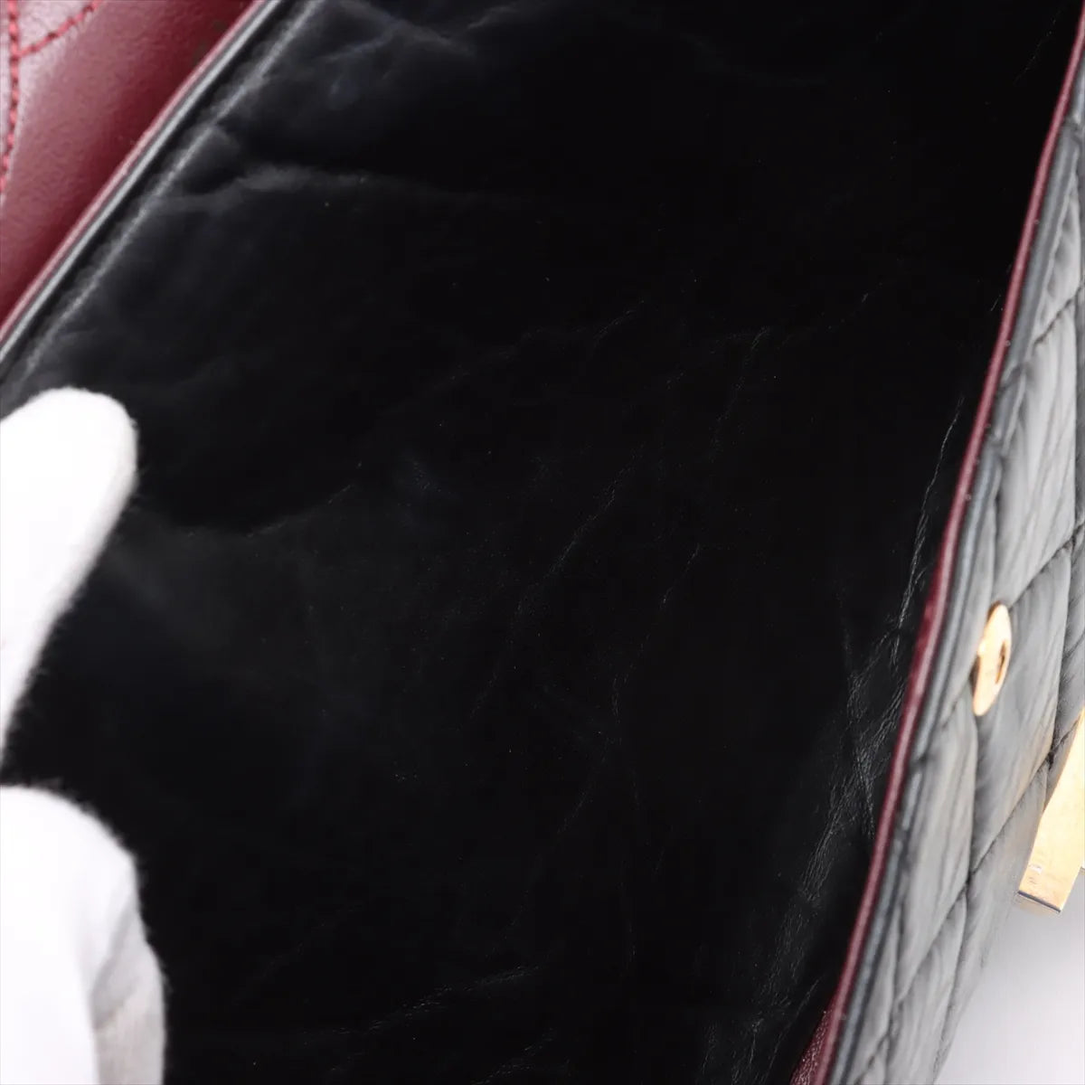 Chanel Matelasse 2.55 Maxi Vintage Calf Double Flap Double Chain Bag Black