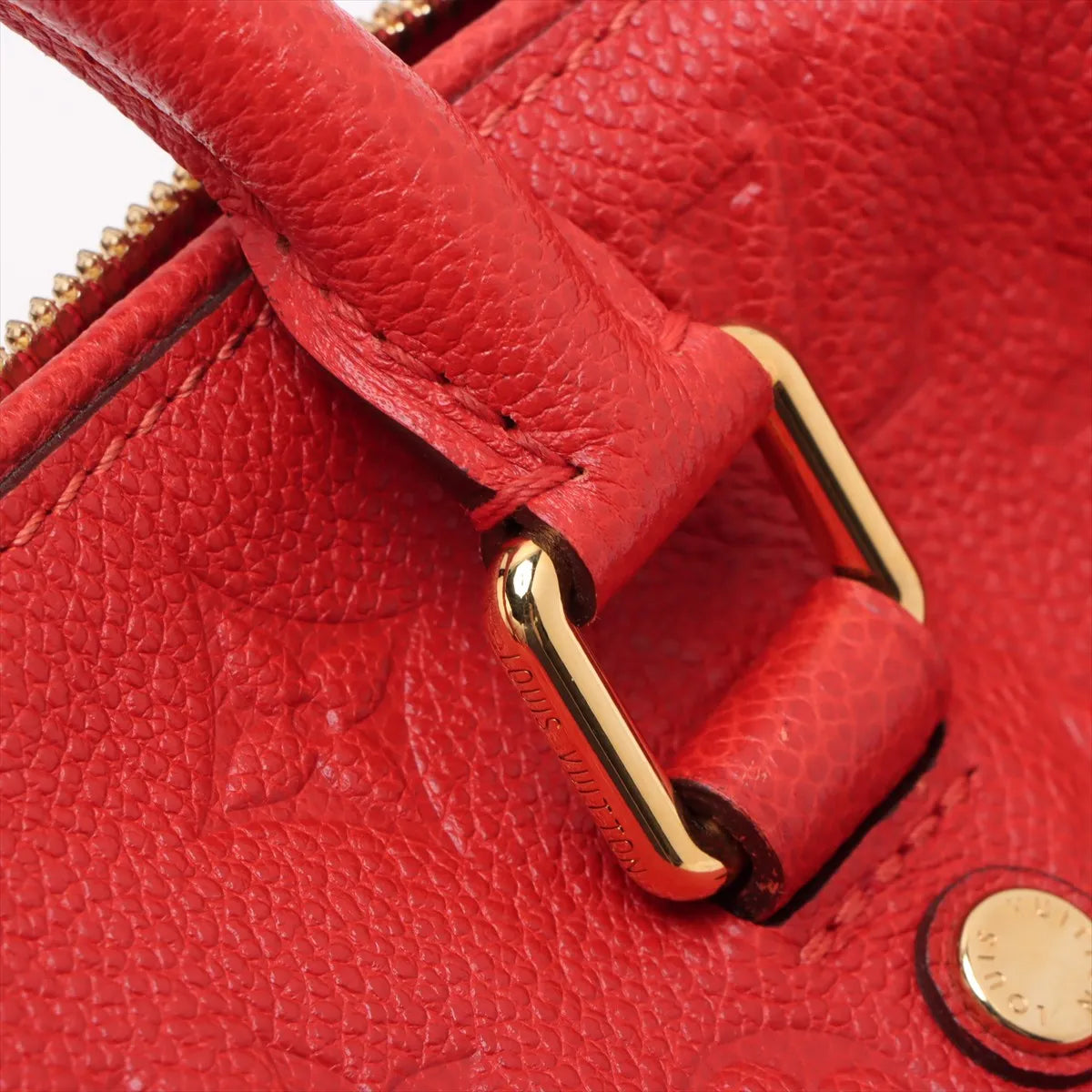Louis Vuitton Monogram Empreinte Speedy Bandoulière 25 Red