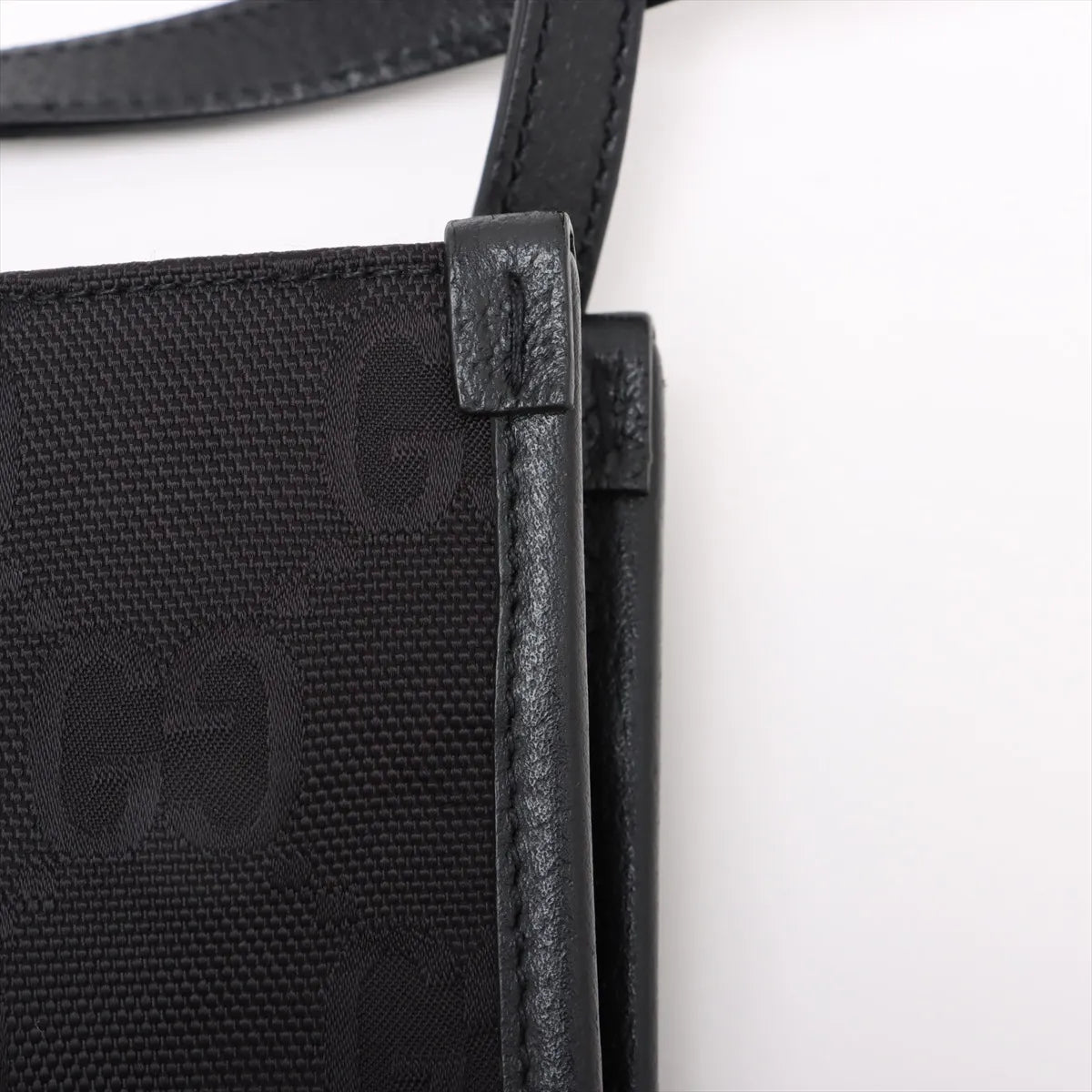 Gucci Off the Grid GG Nylon Leather Two-Way Tote Bag Black