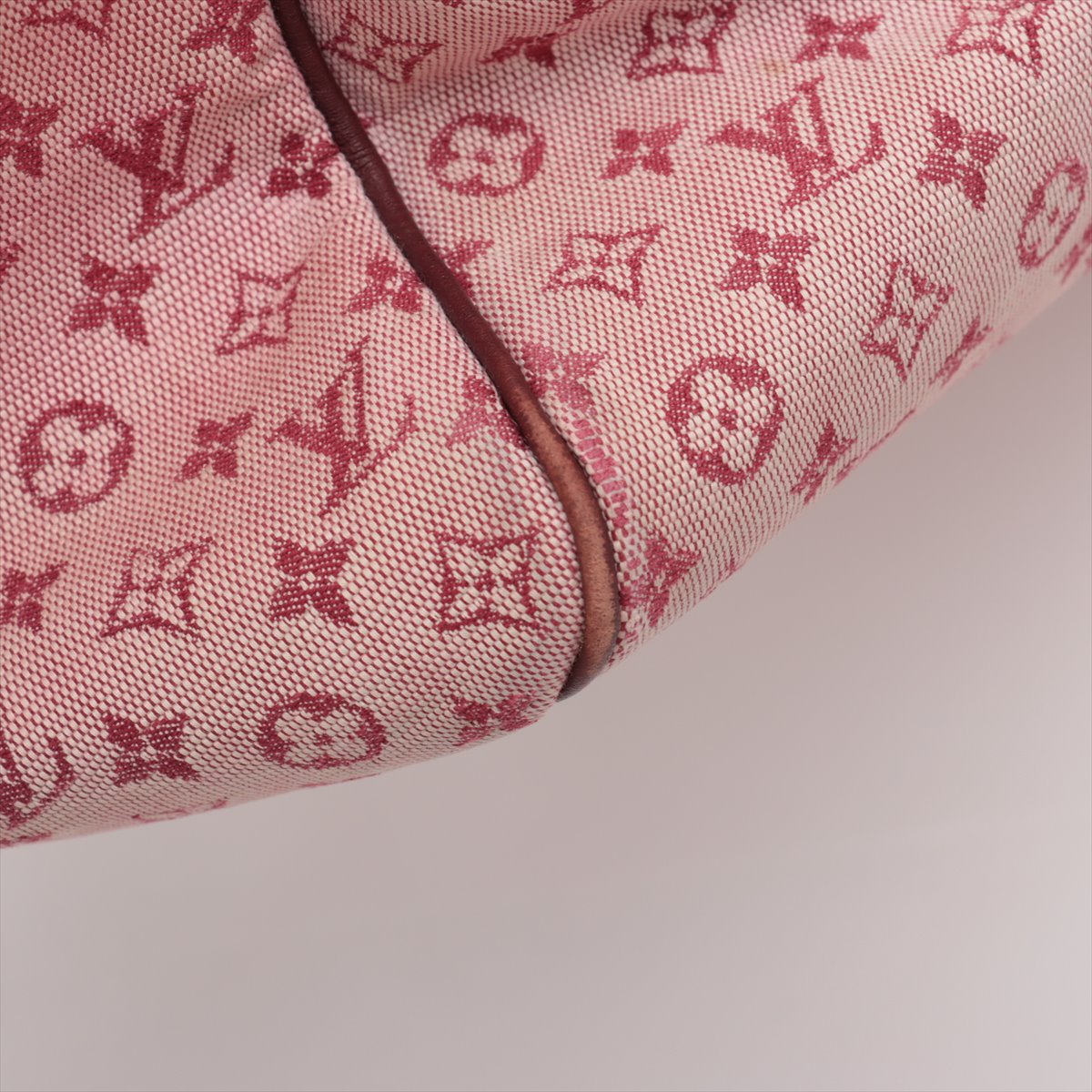 Louis Vuitton Monogram Mini Lin Josephine GM Red x Burgundy