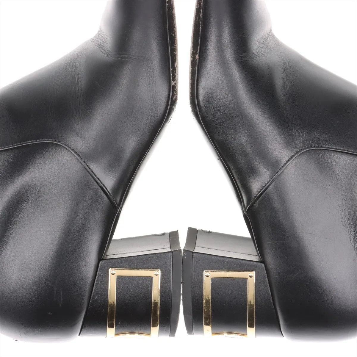 Louis Vuitton Bliss Line Leather Short Boots Black