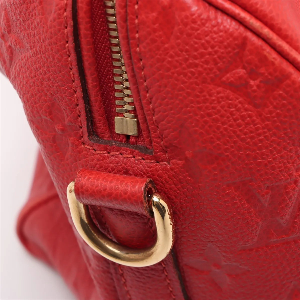 Louis Vuitton Monogram Empreinte Speedy Bandoulière 25 Red