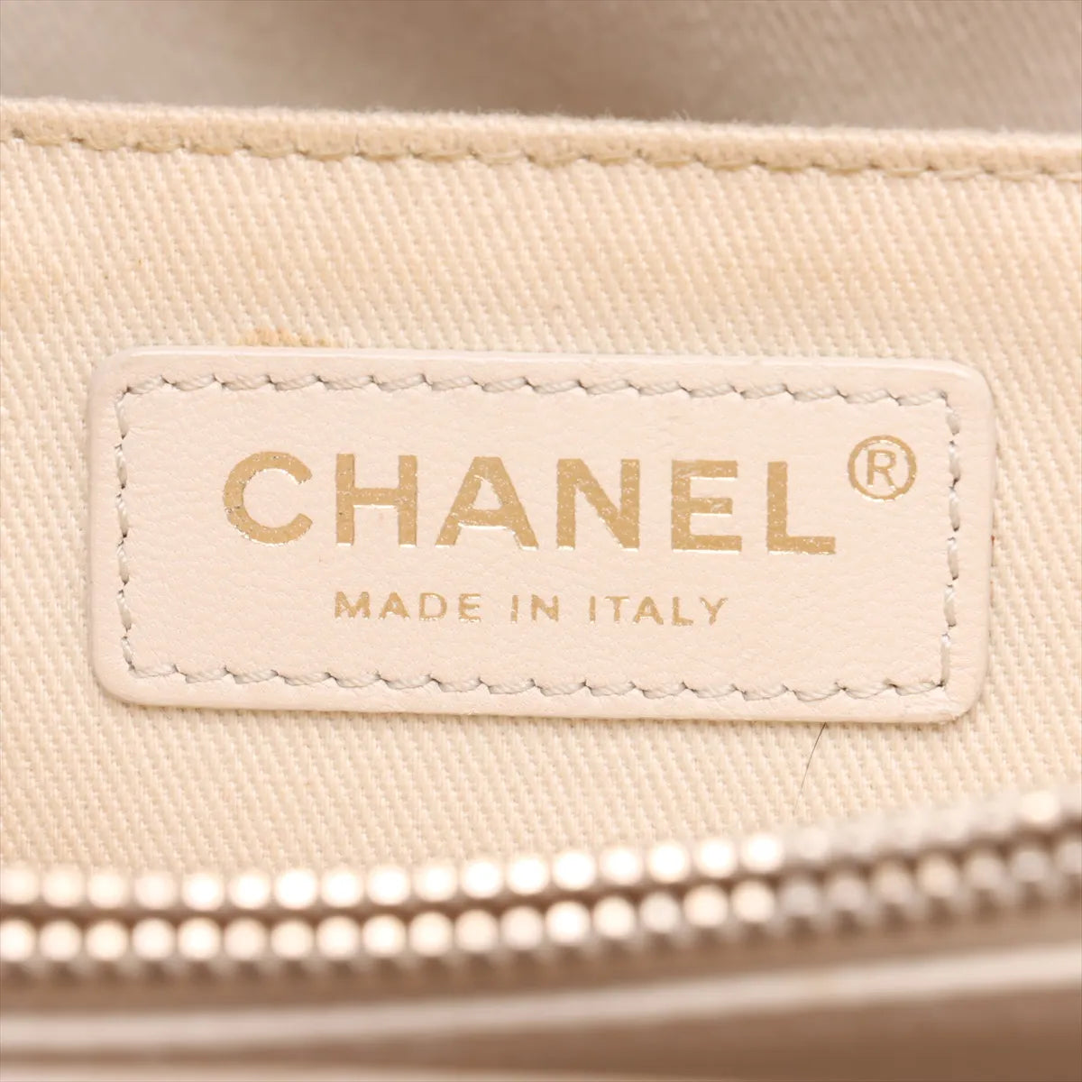 Chanel CC Logo Neo Executive Leather Handbag Black x Ivory