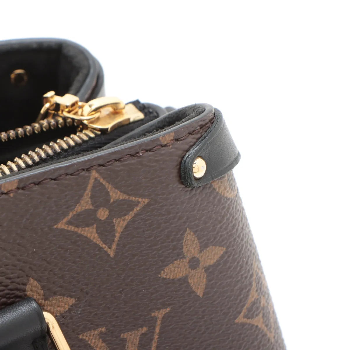 Louis Vuitton Monogram Soufflot BB Brown x Black