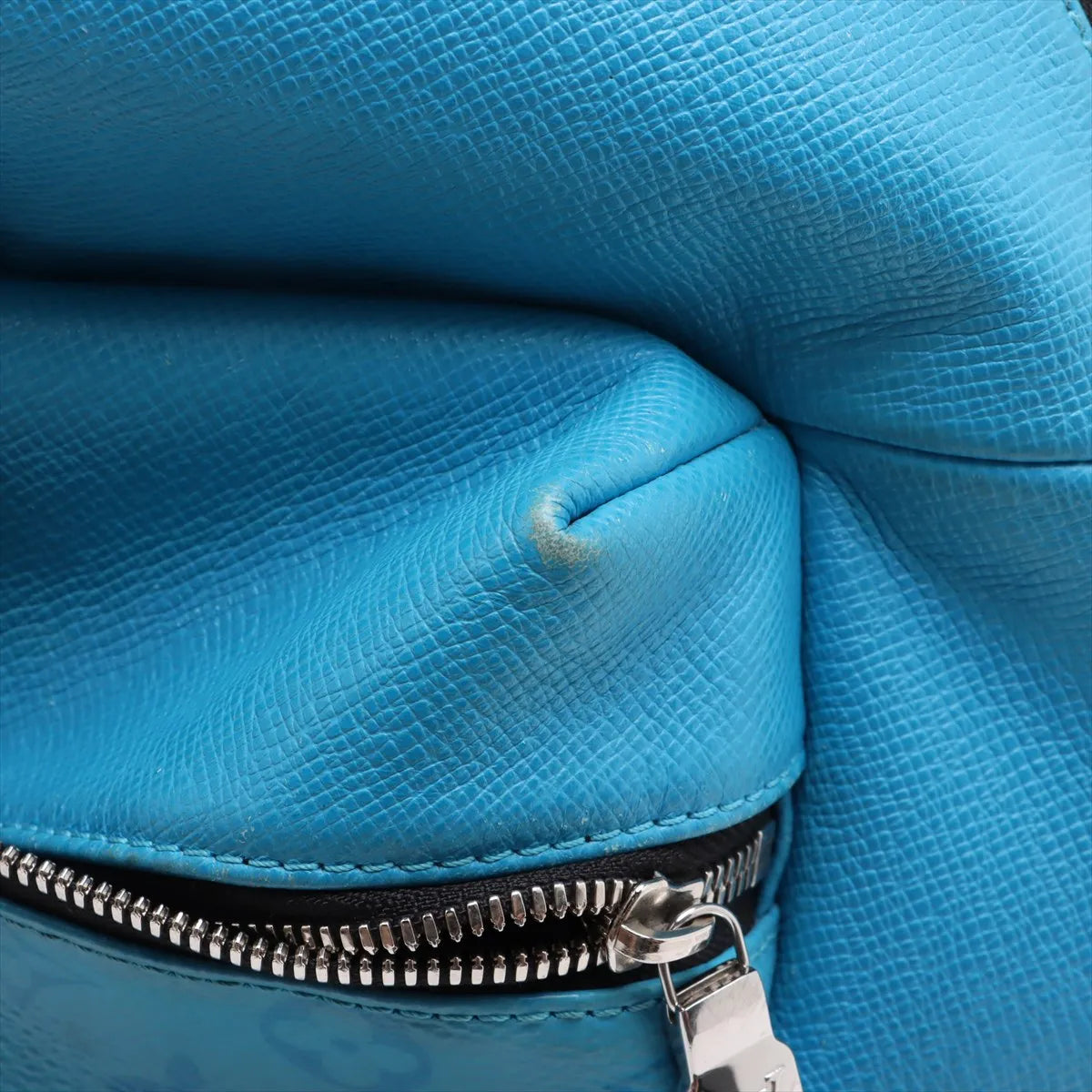 Louis Vuitton Monogram Taigarama Discovery Backpack Light Blue