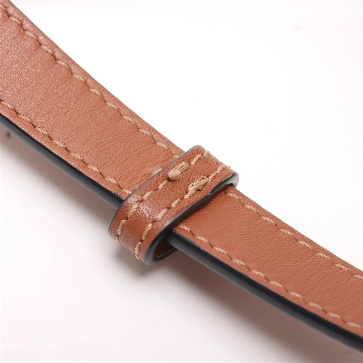 Loewe Hammock Mini Leather Canvas Two-Way Shoulder Bag Beige x Brown