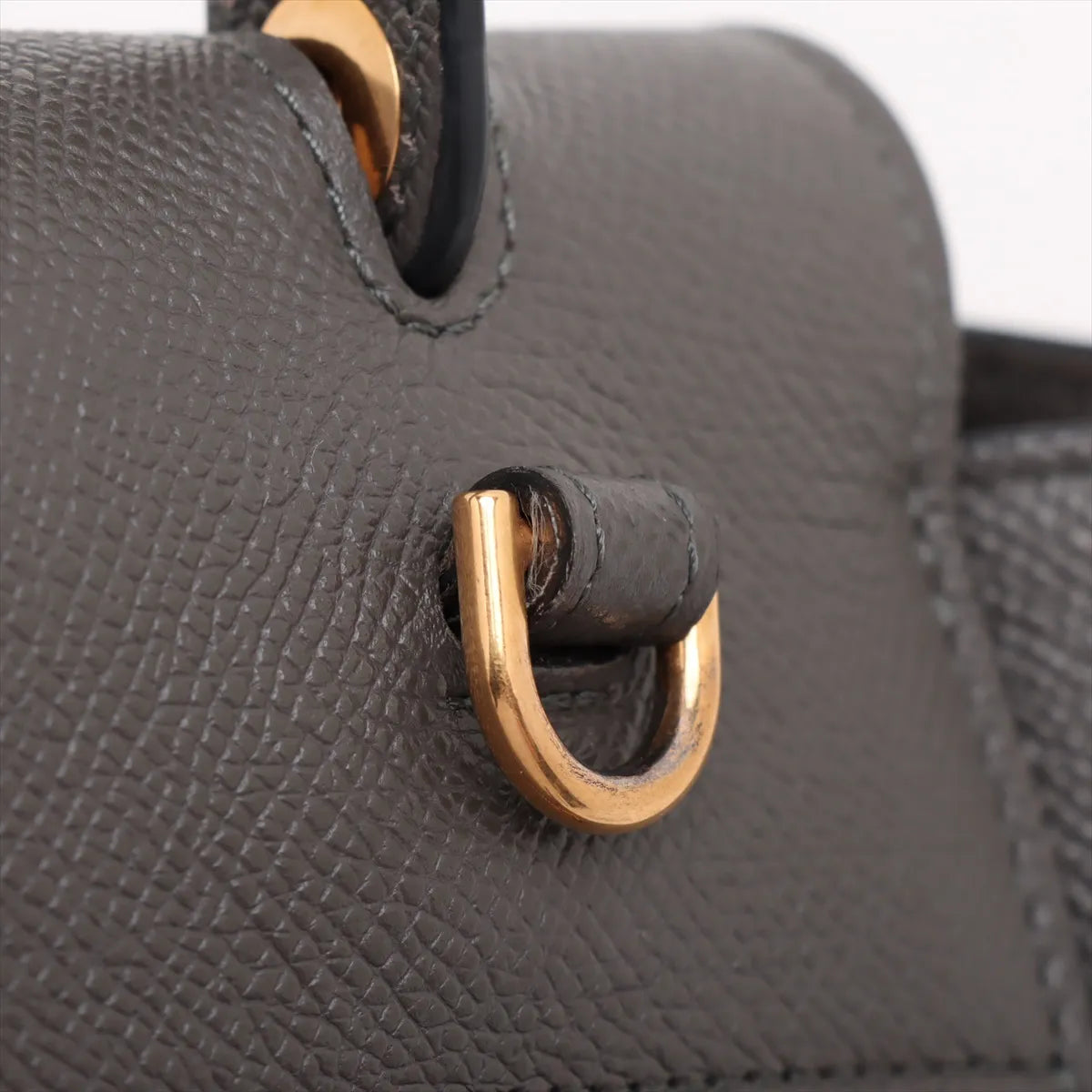 Celine Belt Micro Leather Two-Way Shoulder Bag Gray