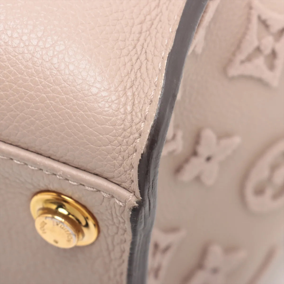 Louis Vuitton Monogram Tuffetage On My Side Beige