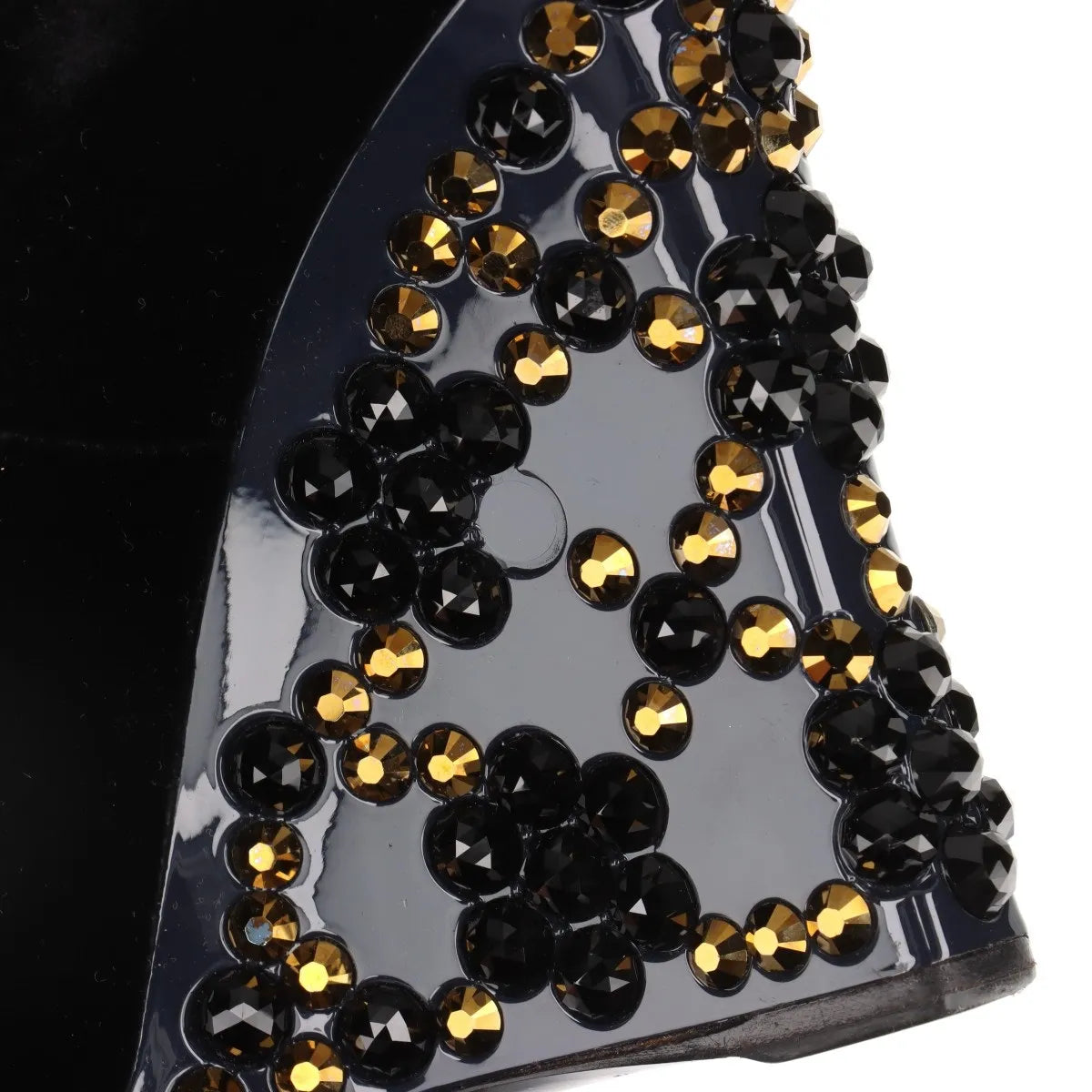 Louis Vuitton Veau Velours Strap Wedge Stud Pumps Black