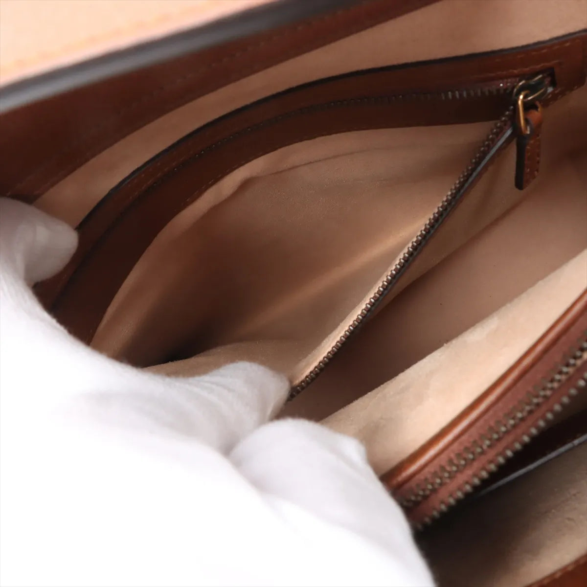 Gucci Bamboo Diana Leather Two-Way Shoulder Bag Brown