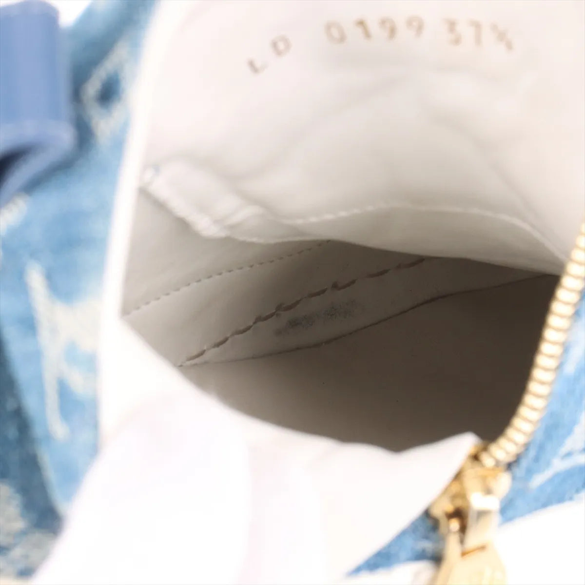 Louis Vuitton Stellar Denim Leather High-top Sneakers Blue x White