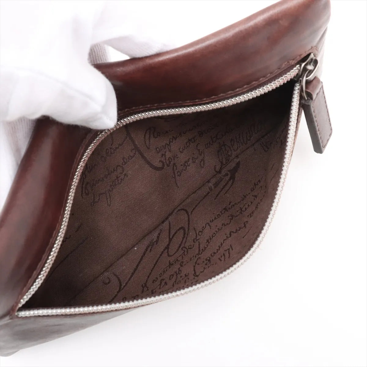 Berluti Formula 1000 Leather Suitcase Brown