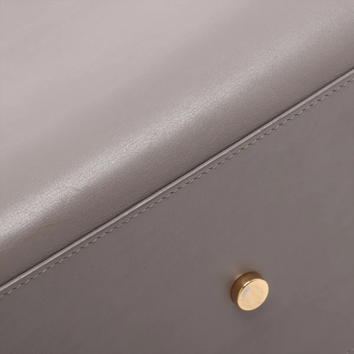 Saint Laurent Paris Sac de Jour Leather Two-Way Handbag Gray