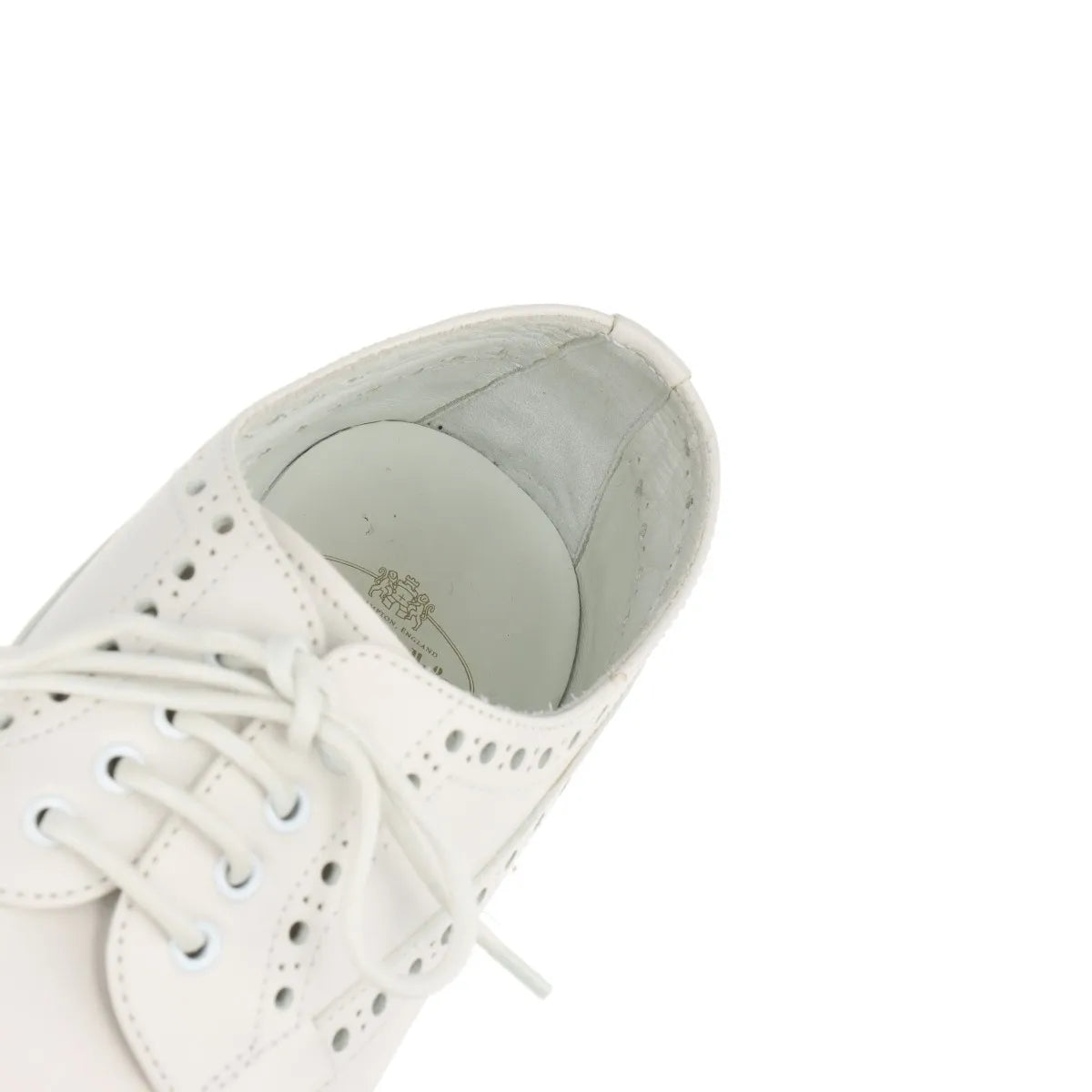 Church's Perforated Leather Keely Espadrilles Shoes White