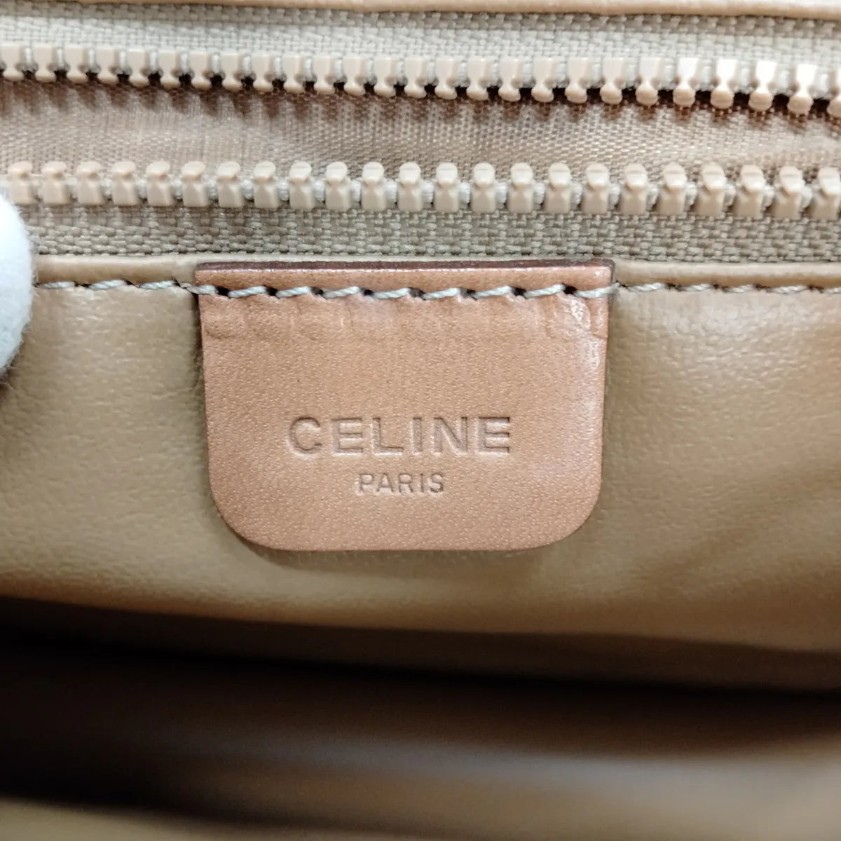 Celine Macadam Triomphe Shoulder Bag Brown