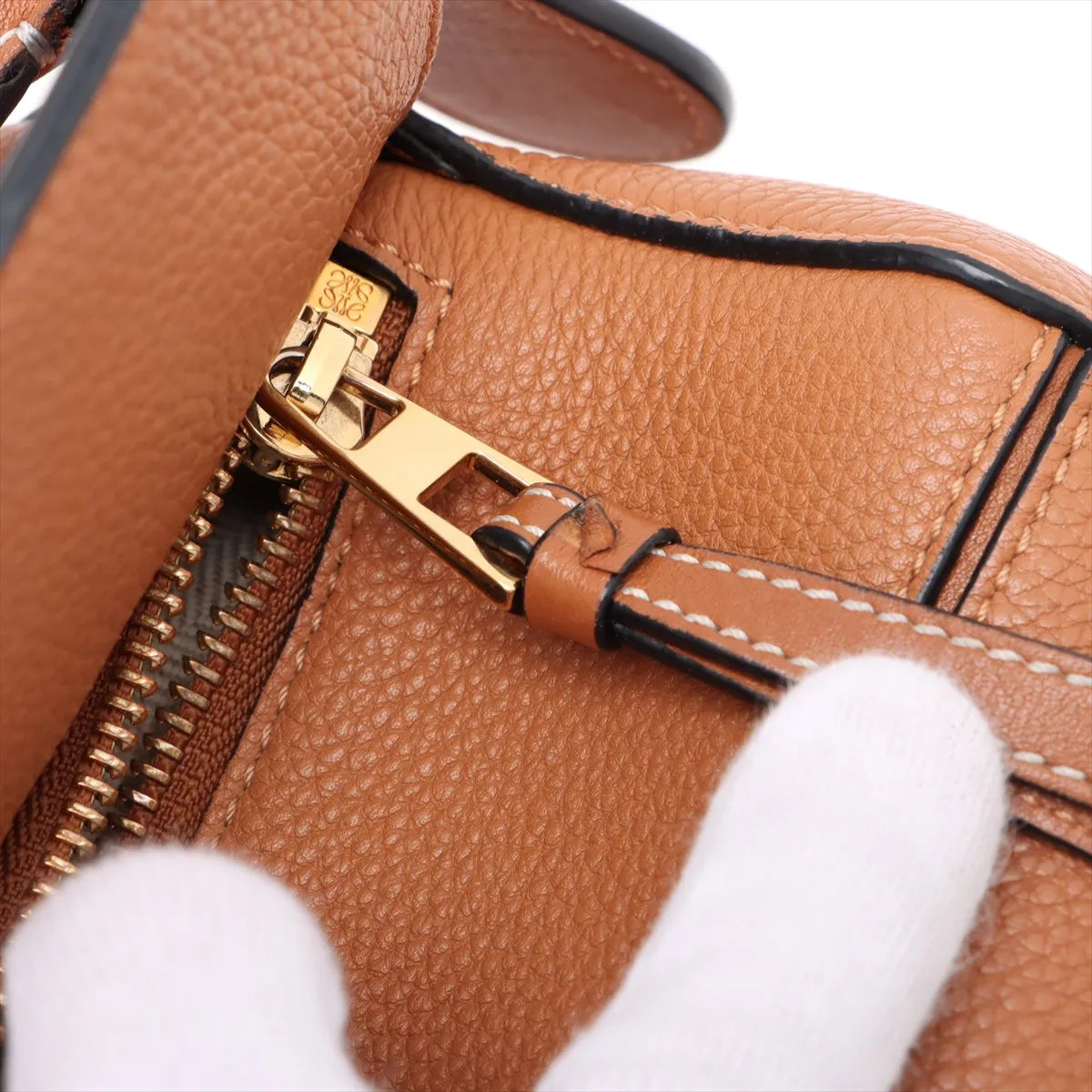 Loewe Puzzle Leather Two-Way Shoulder Bag Brown