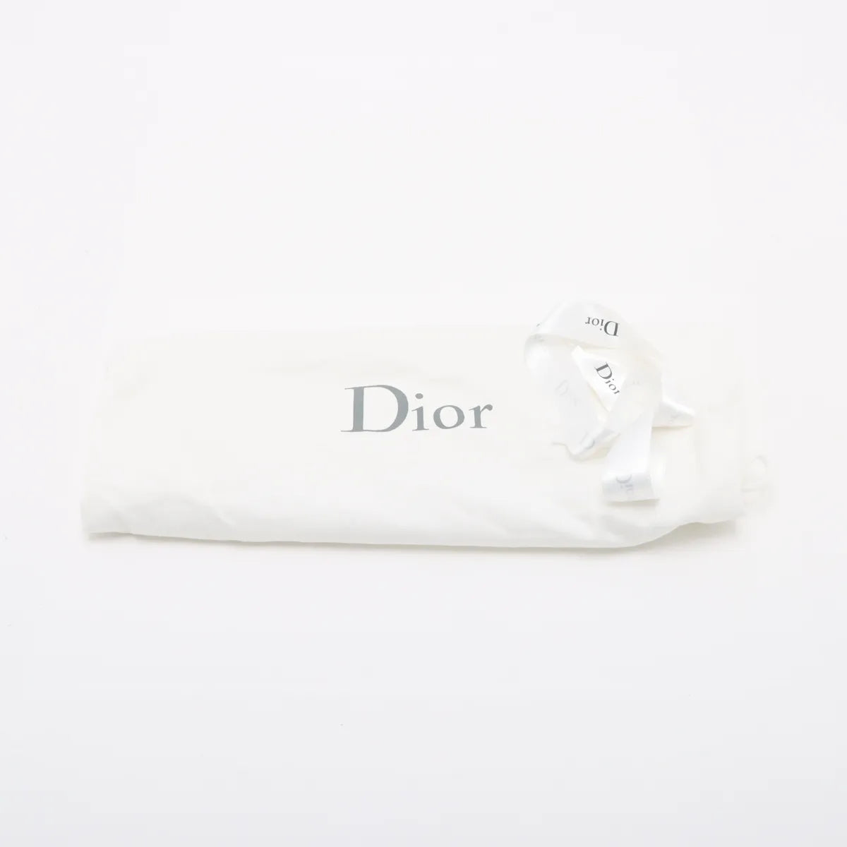 Christian Dior Lady Dior Cannage Leather Two-Way Shoulder Silver