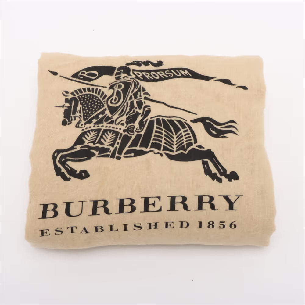Burberry Nova Check Canvas Leather Two-Way Handbag Beige