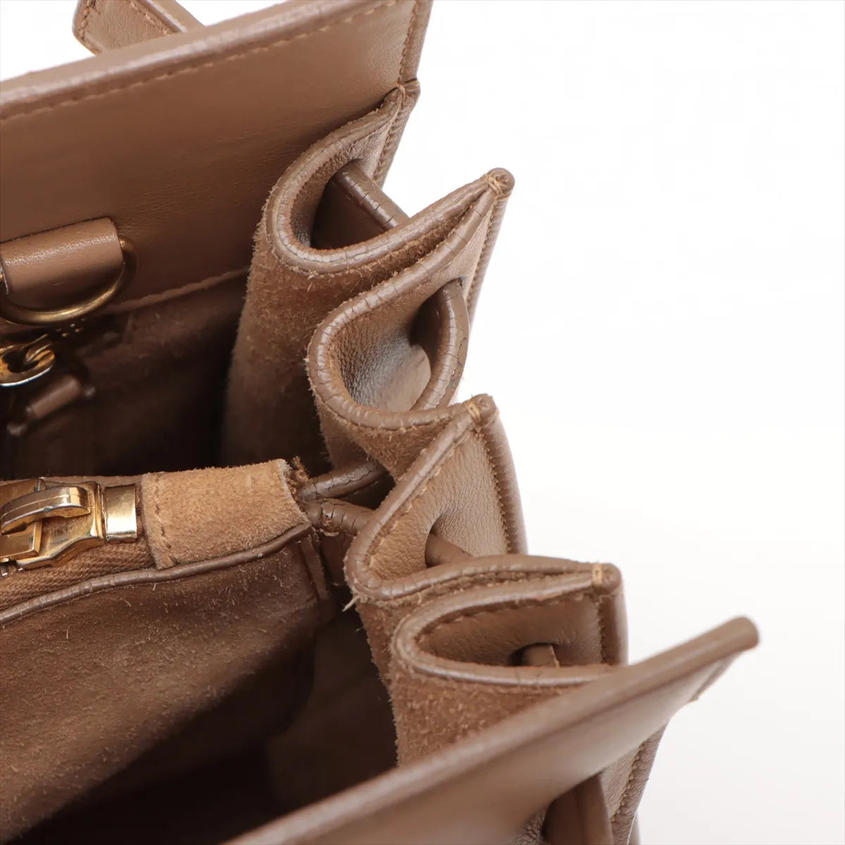Balenciaga Sac de Jour Leather Two-Way Shoulder Bag Beige