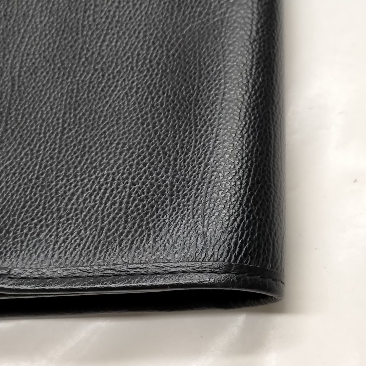 Yves Saint Laurent Leather Clutch Bag Black