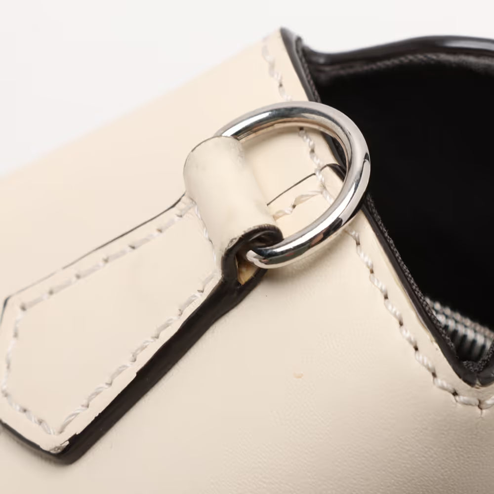 Fendi By the Way Medium Leather Two-Way Handbag Beige