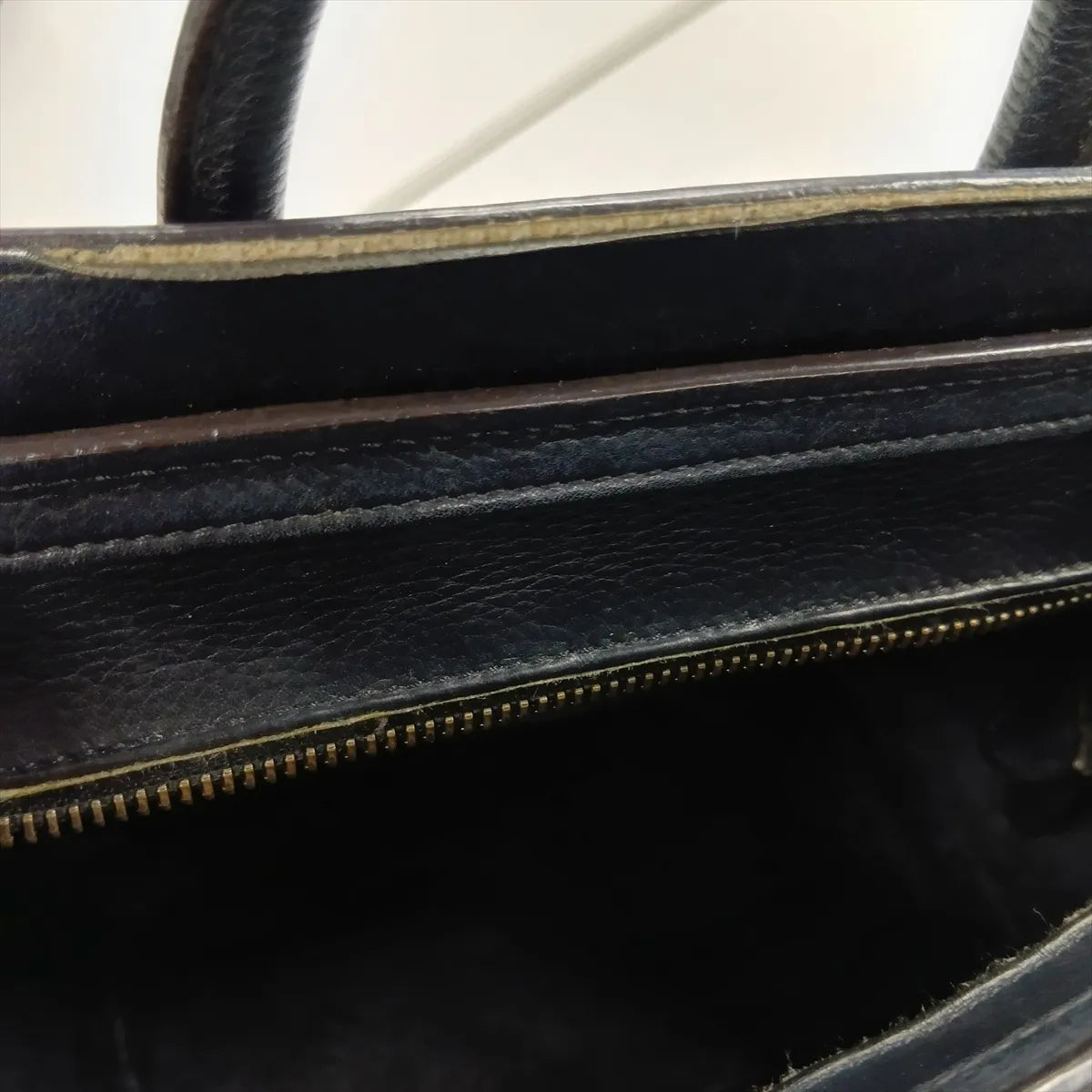 Celine Luggage Nano Shopper Leather Two-Way Handbag Black