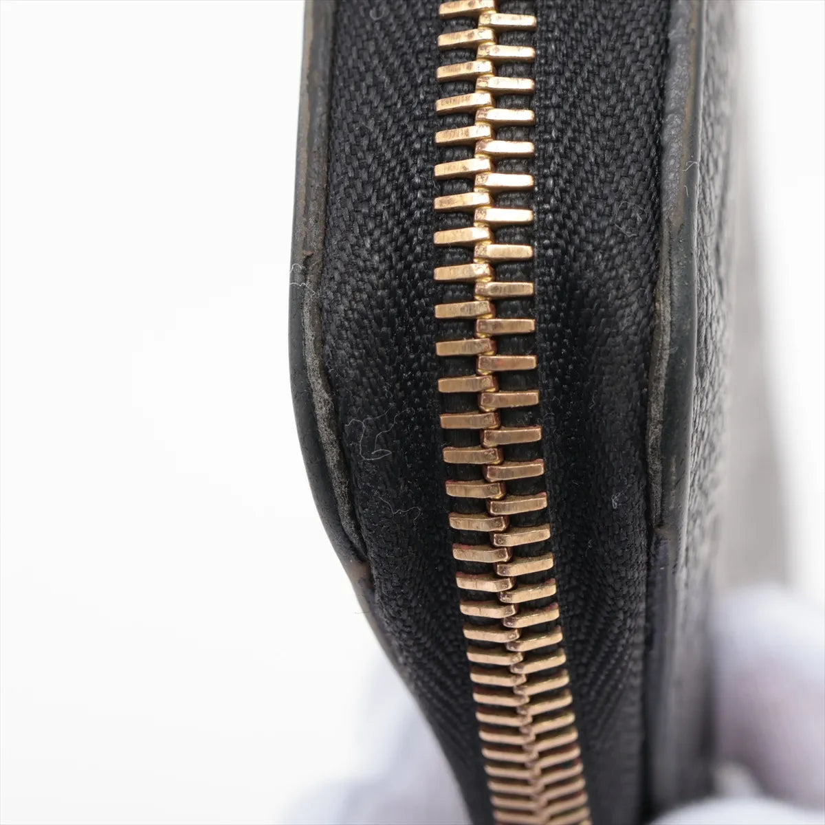 Louis Vuitton Monogram Empreinte Zippy Wallet Black