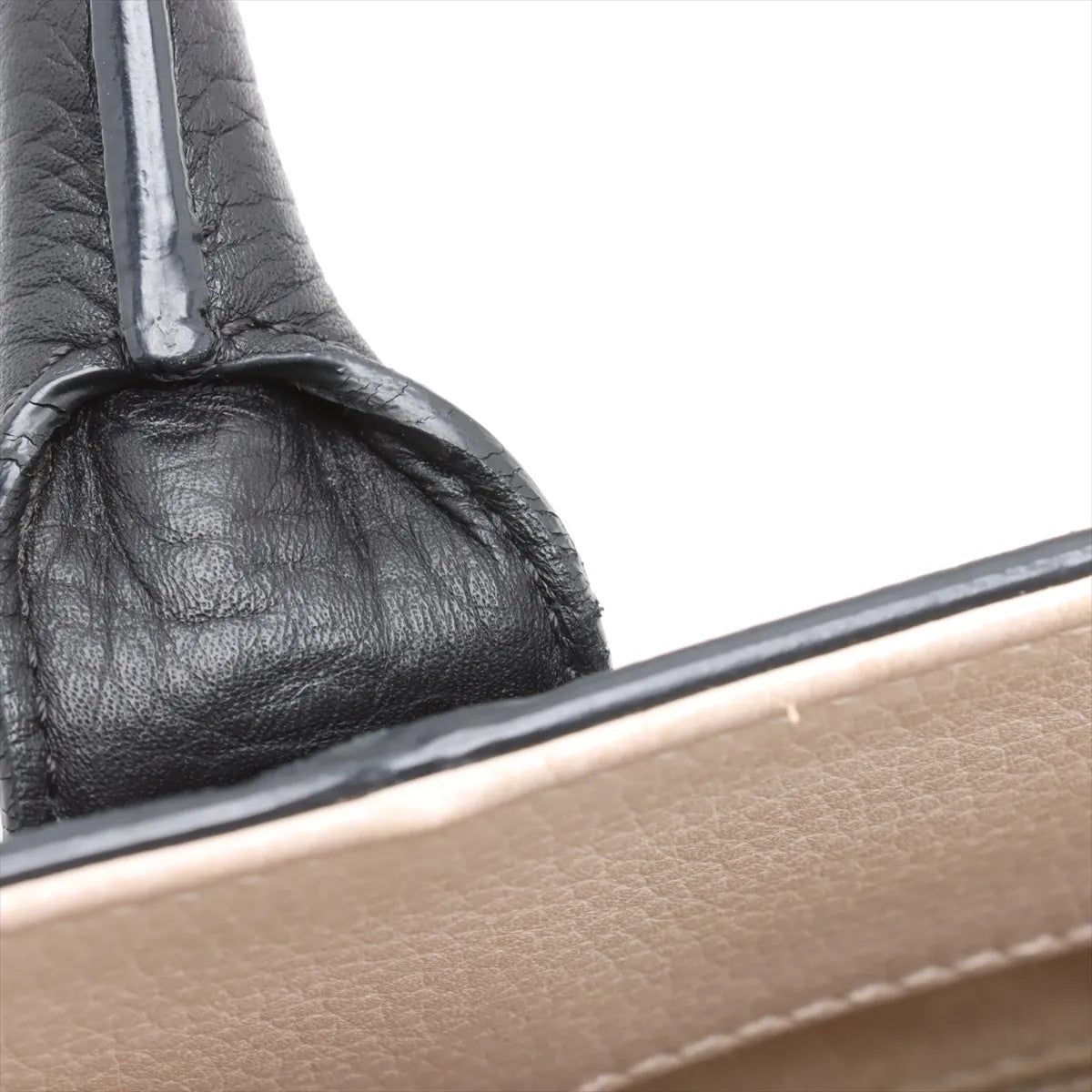 Chanel CC Logo Neo Executive Leather Handbag Black x Ivory