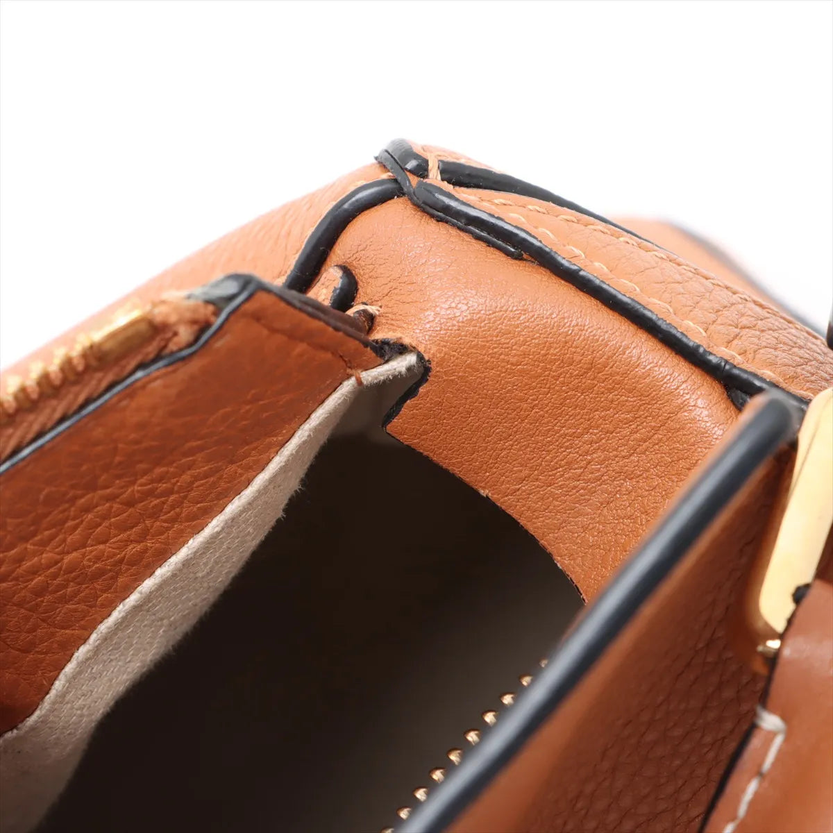 Loewe Puzzle Leather Two-Way Shoulder Bag Brown