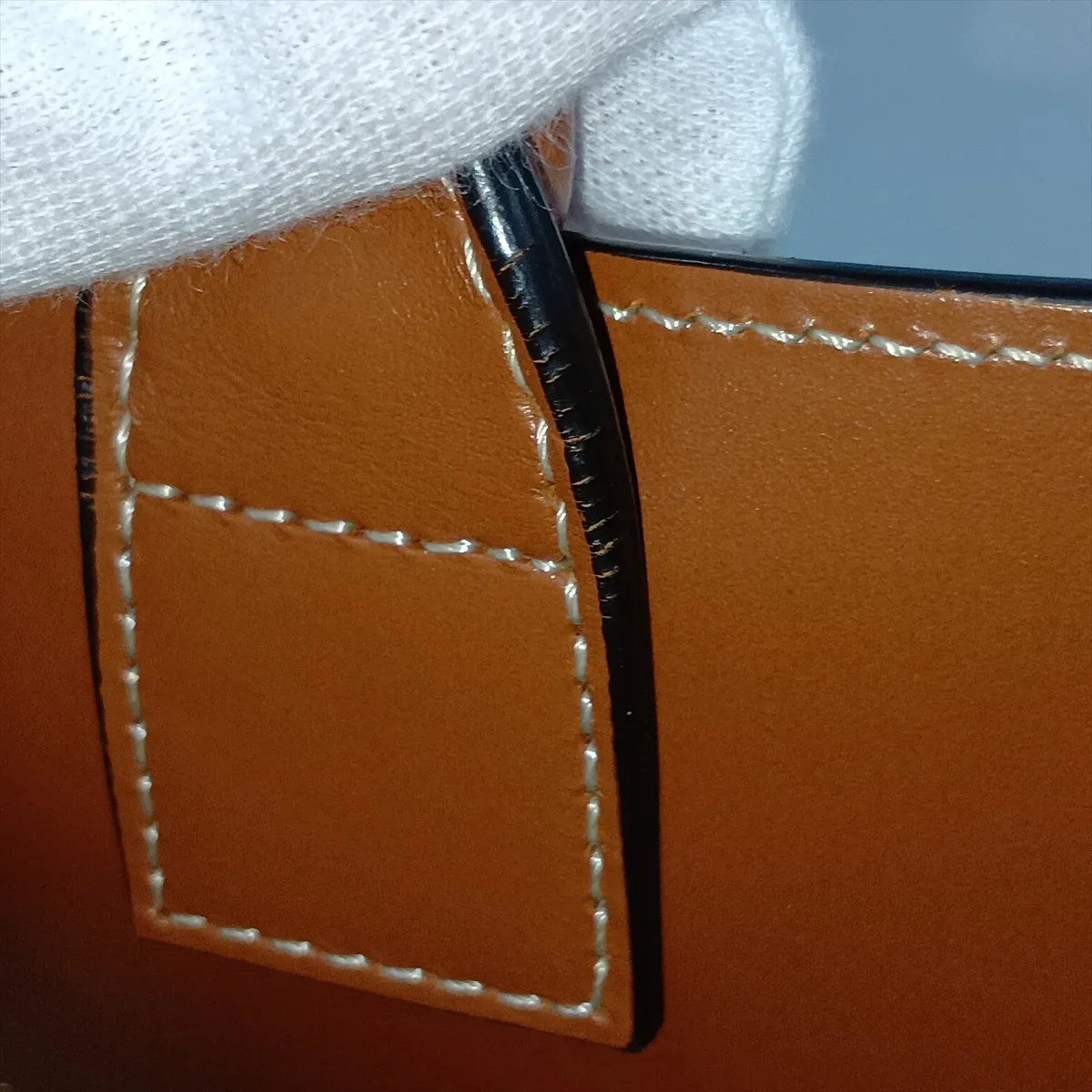 Celine Vertical Cabas Canvas Leather Two-Way Handbag Brown