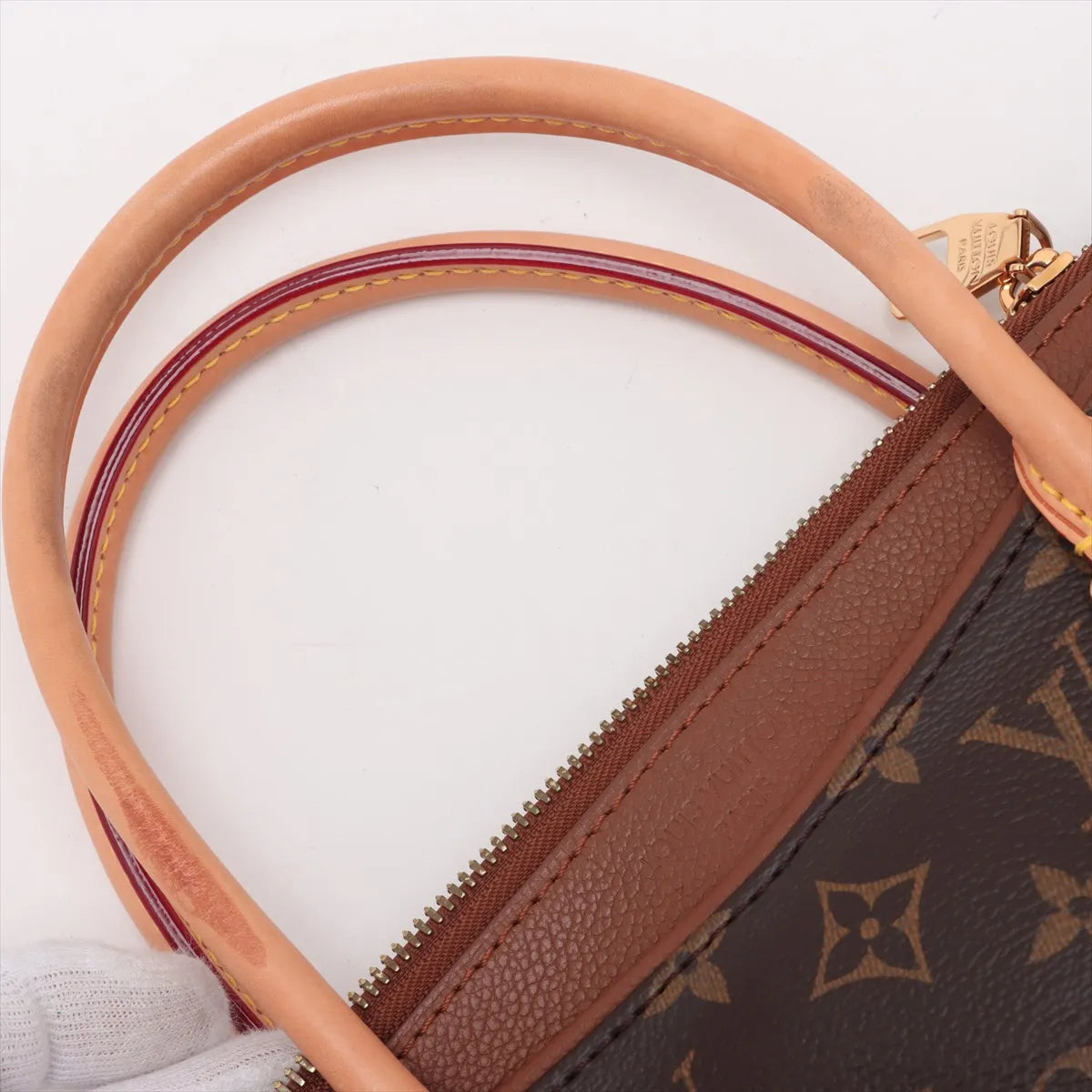 Louis Vuitton Monogram Pallas Handbag Brown