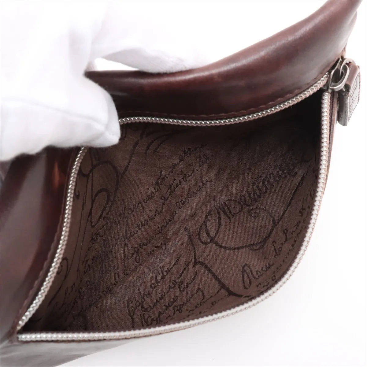 Berluti Formula 1000 Leather Suitcase Brown