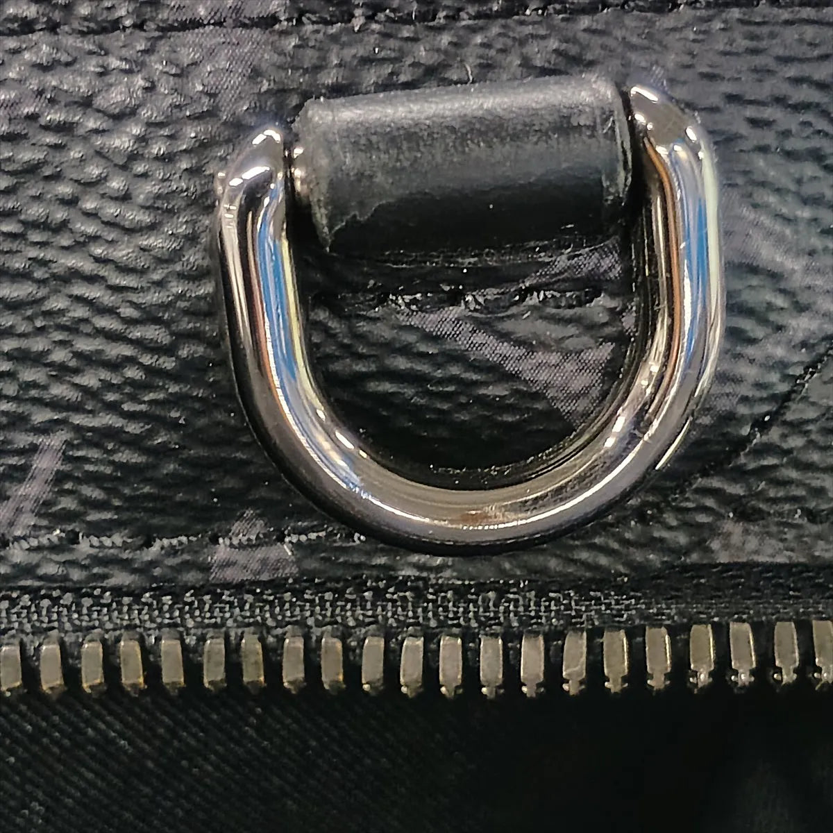 Louis Vuitton Monogram Eclipse Sac Plat Cross Black